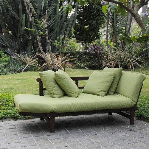 Convertible futon sofa